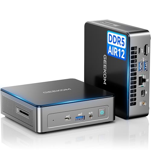 Amazon.co.jp: GEEKOM Mini Air 12 ミニPC 8GB DDR5+256GB PCIe M.2