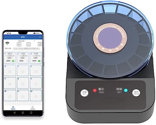 Distributeur nourriture poissons Wi-Fi mangeoire automatique universelle aquarium - 5