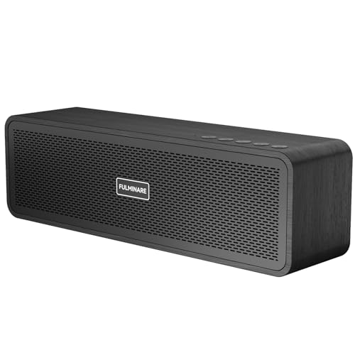 FULMINARE Bluetooth Speakers Wireless Wooden-Crafted with 50W Stereo Sound