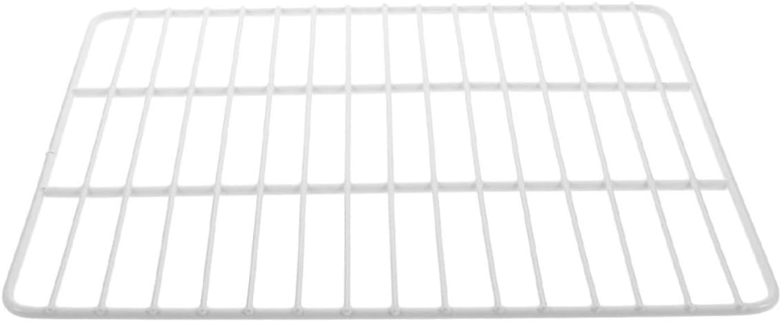Refrigerator Divider Wire Shelf and Grid Partition with Ventilated Mesh Design Easy to Clean Iron Fridge Shelf Replacement Rack for Freezer and Display Cabinets