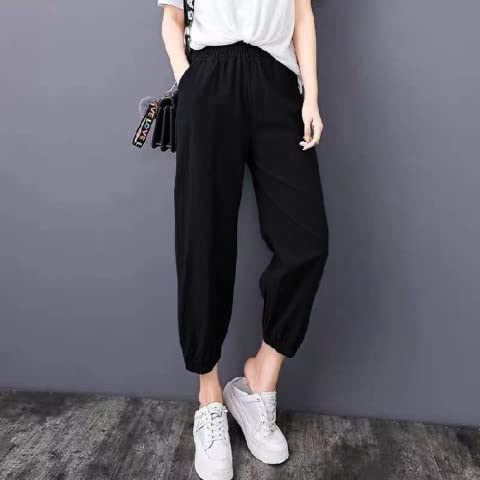 4Th Of July Womens Plus Size Pants Petite Length Women Solid Casual Pocket Leggings Pencil Pants Elastic Waist Floral Pants Womens Dress Pants Flare Leg 4-Jul Sweatpants Women Without Drawstring #TOP1