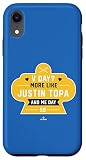 iPhone XR More Like Justin Topa and Me Valentine's Day Baseball Case