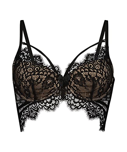 Hunkemöller Vorgeformter Longline-Bügel-BH Marilee - Caviar - 75B
