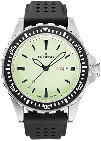 Dugena - Orologio da polso al quarzo da uomo, corona a vite