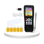 ReaIOKbii New iCopy RFID Copier Full Multi-Frequency NFC Smart Card Reader Writer Duplicator APP Encryption Decoder Free Software Mobile Phone for Copying Access Cards, Black