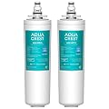 AQUACREST 9601 Water Filter, Model No.AQU-WF55. Replacement for Moen 9601 ChoiceFlo 9600, 9602, 9500, 9501, 9502, Fits F87400, F7400, F87200, 77200, CAF87254, S5500 Series of Moen Faucets (Pack of 2)