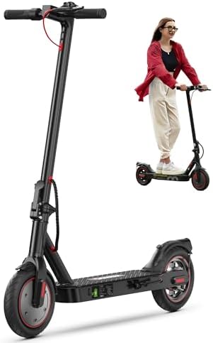 iScooter Electric Scooter for Adults & Teens, Foldable Commuter E-Scooter