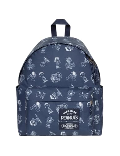 EASTPAK Zaino x Peanuts Modello Day Pak'r Colore Peanuts Navy, con Zip Aggiuntiva e Porta Laptop 13.3