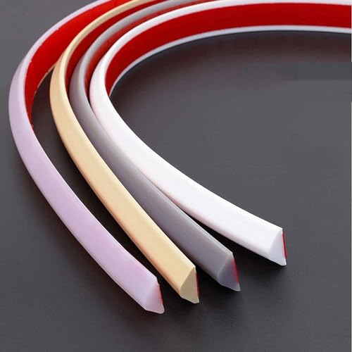 Bande de rétention d'eau en silicone transparent de 1m pour douche - 2