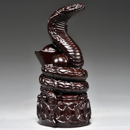 Sculpture en bois de serpent décoration maison originale - 4