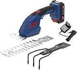 Güde Batteria GPS 18 – 201 – 05 (18 V, attacco per cesoie per siepi/cespugli), blu, nero, rosso