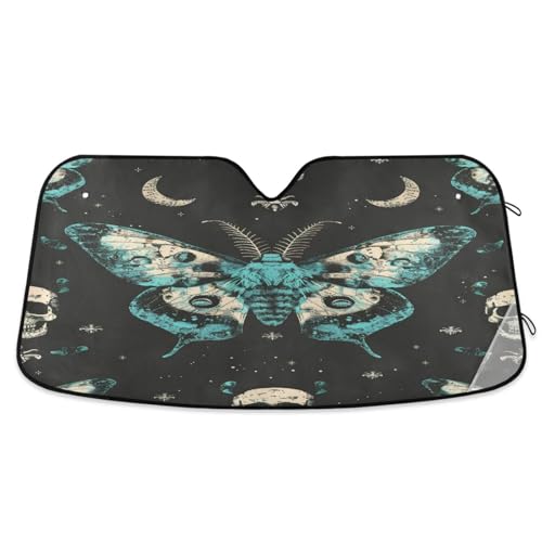 Protección solar de coche para evitar volantes ardientes con el parasol delantero mariposa S