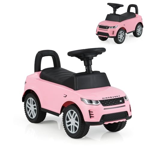 SOARS Porteur Enfant 1-3 Ans, Voiture Enfant Conduite Réaliste avec Volant, Klaxon, Charge 25 KG, avec Roues Antidérapant, Espace de Rangement Caché, Cadeau...