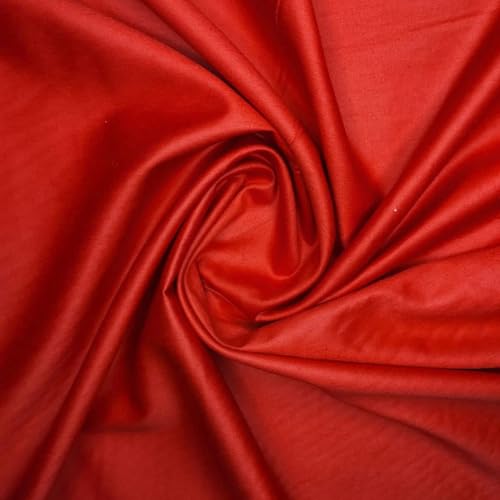 1 Metro Tecido Tricoline Liso 100% Algodão Diversas Cores 1,00x1,50m (Vermelho)