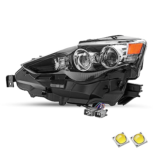 SOCKIR LED Headlight Assembly Fit for 2014 2015 2016 Lexus IS350 2014 2015 IS250 2016 IS200t IS300 Headlamp Replacement Left Driver Side