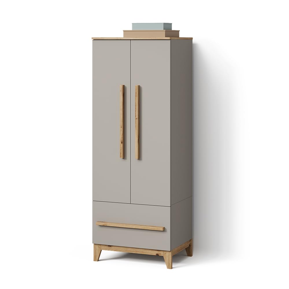 Livinity Guardaroba per bambini Mailo 70 x 186.8 cm con sedile a panchina
