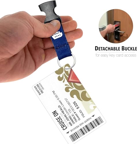 image for Cruise On Cruise Lanyard for Ship Cards – 2-Pack Retractable Badge &
