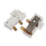 X-DREE AC 250 V 20A Bimetall Einstellbar Heizung Limiter Thermostat Schalter 2 STÜCKE(AC 220V 20A Interruptor termostato bimetálico de calentamiento ajustable 2PCS