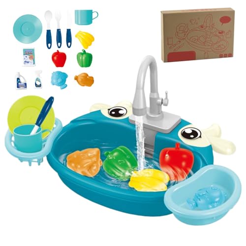 Évier de jeu avec eau courante le cadeau d'anniversaire idéal pour enfant de 3 ans