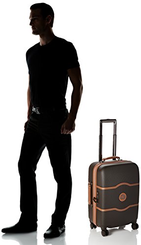 Delsey Paris Chatelet Hard+ Hardside Luggage With Spinner Wheels, Chocolate Brown, Carry-On 21 Inch, With Brake #TOP7