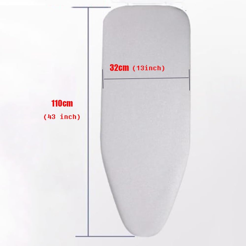13x43 Zoll Baumwolle mit Polsterung, hitzebeständig und mit Gummizug ,Bügelbrettbezüge(Lozenge)