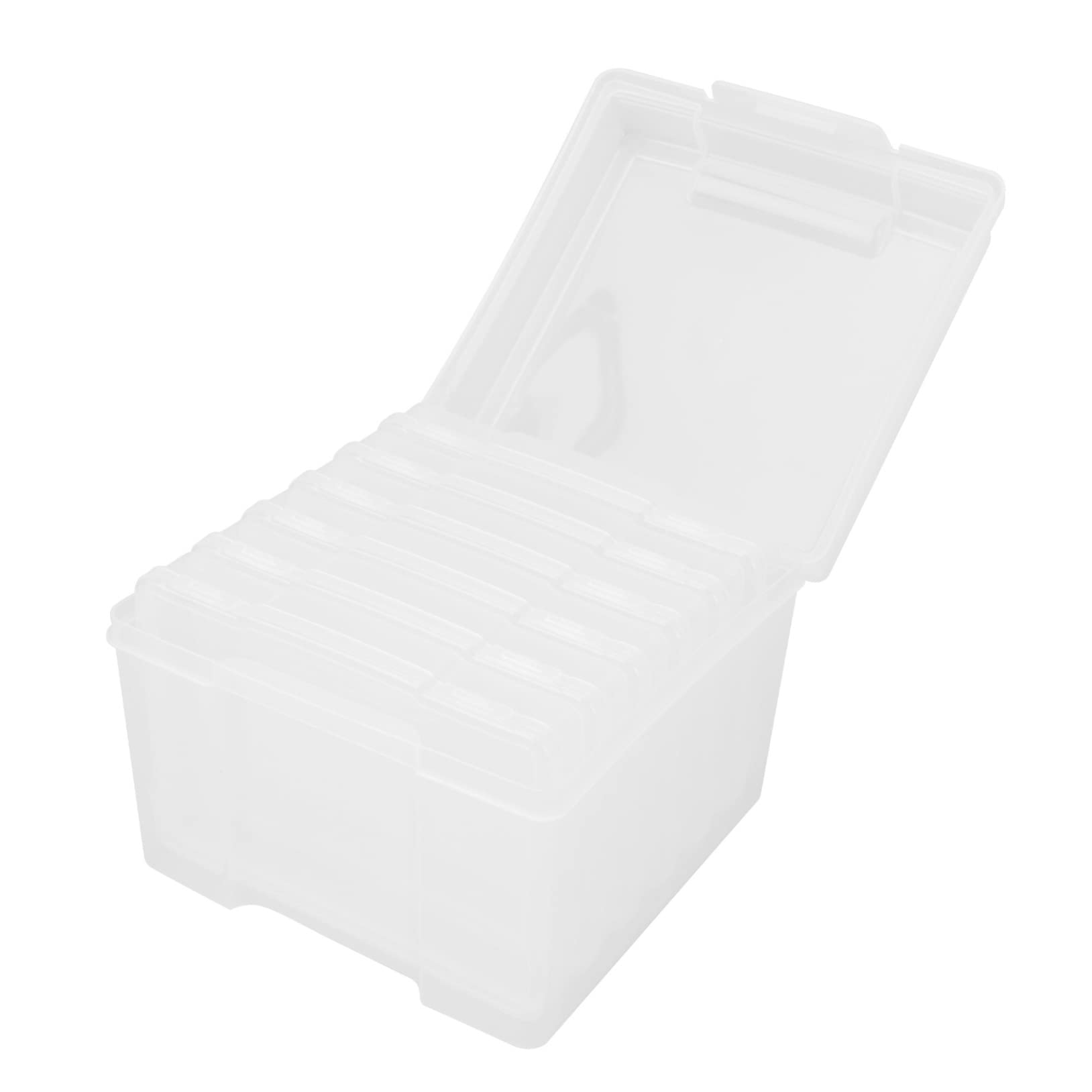 Mipcase Photo Storage Boxes 5x7 Plastic Photo Organization Box Portable and Classified Case