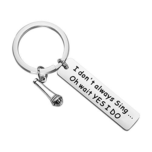 CENWA Singer Gift Music Lovers Gift Karaoke Lover Gift I Don’t Always Sing Oh Wait Yes I Do Microphone Gift for Singer