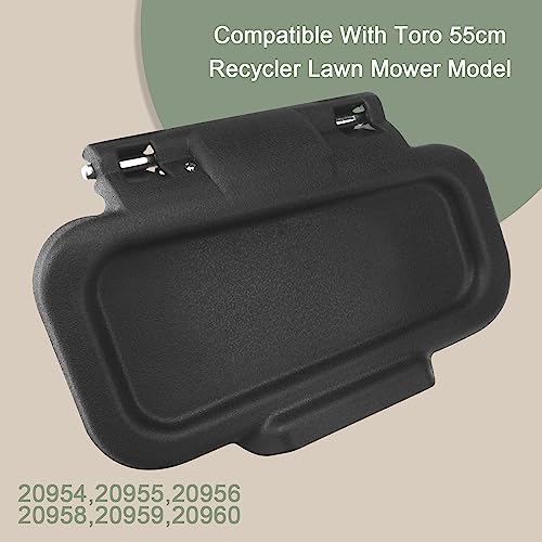 EZYPAK 115-8449 115-8447 Side Discharge Chute Kit & Pin & Spring Compatible with Toro 22In 2009-2015 Recycler Lawnmowers Fits Model 20330, 20330C, 20331, 20331C, 20332, 20332C, 20333