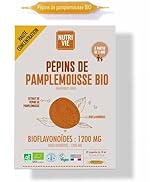 Ampoules Pépins de Pamplemousse Bio - BIO - NUTRIVIE - Fabriqué en France