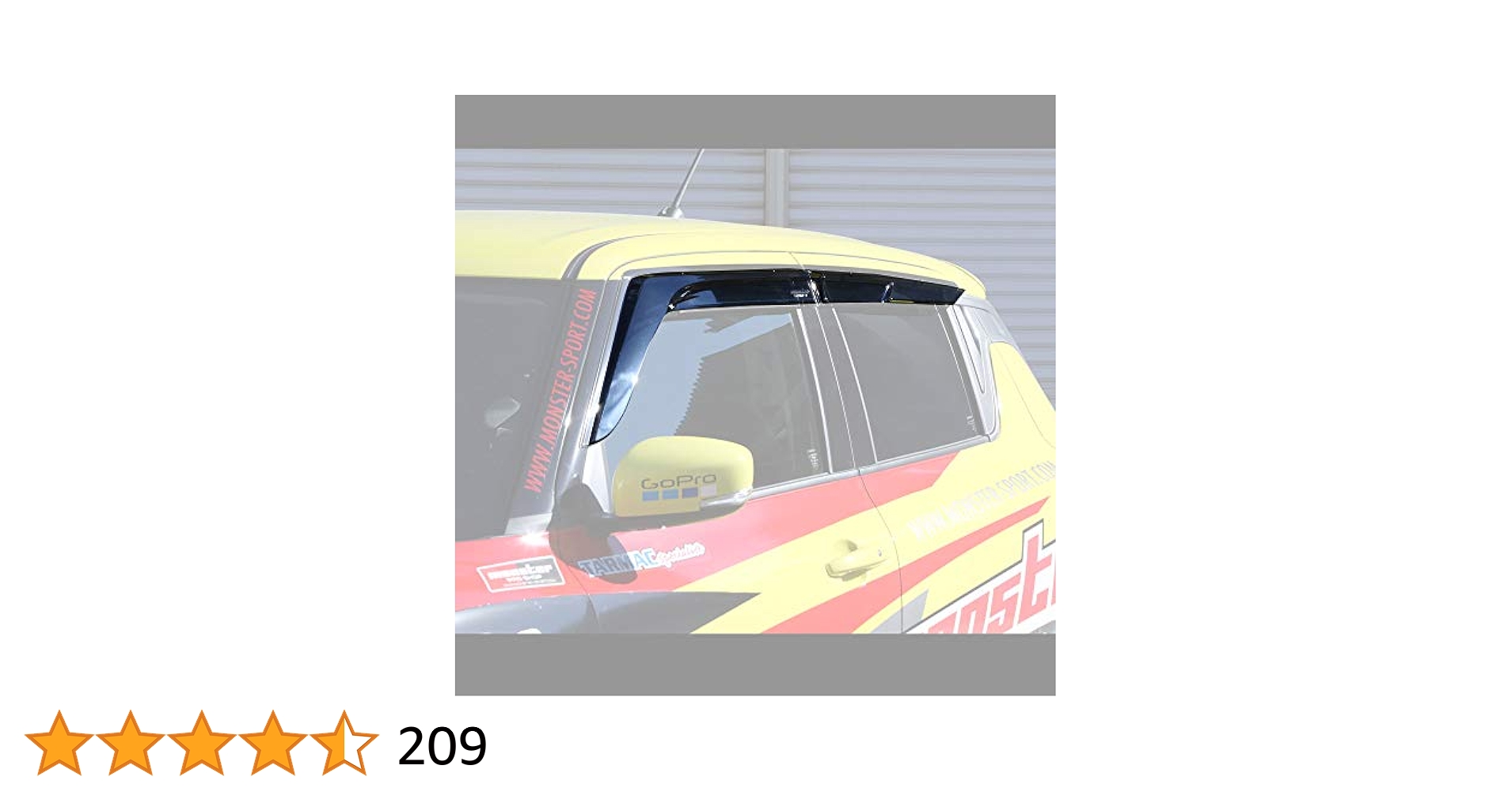 Amazon.co.jp: MONSTER SPORT ウィンドウ エアロバイザー