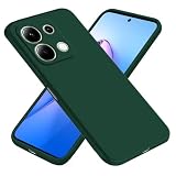 EASSGU Custodia per Redmi Note 13 4G (6.67" Inches), Cover Morbida in Silicone TPU - Verde scuro