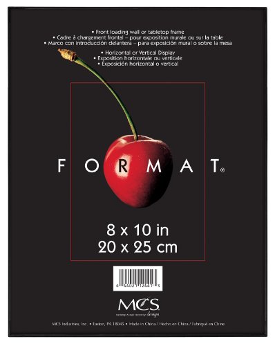 Black MCS Format Frame, 8 x 10 in, Single