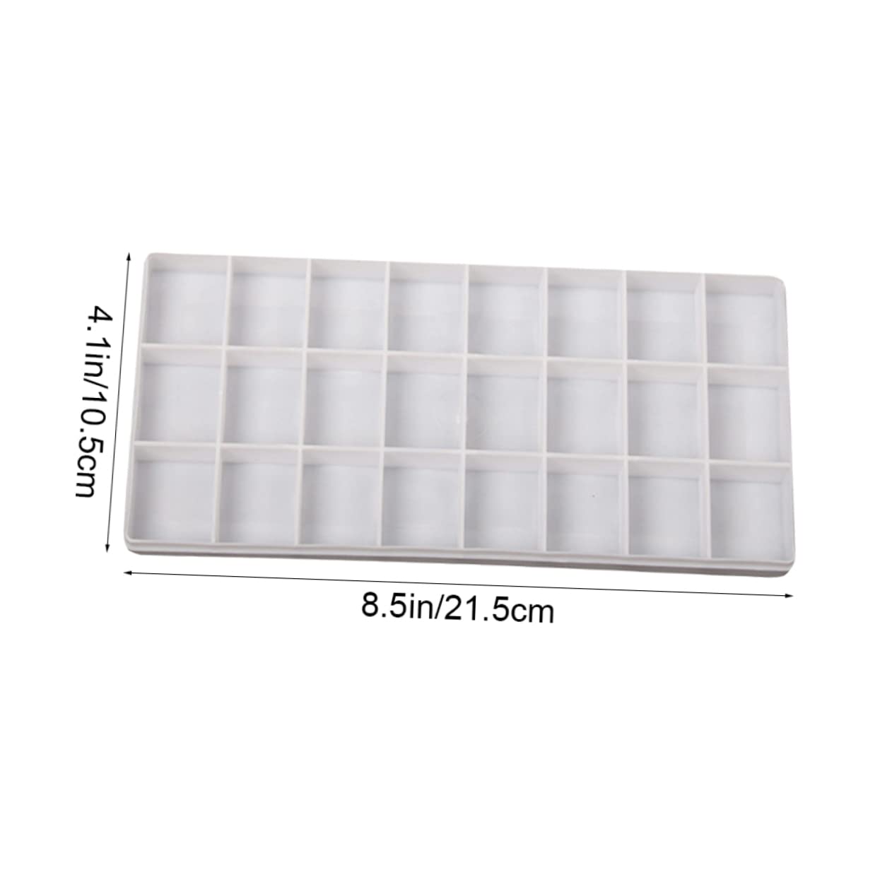 Angoily 3Pcs Art Pigment Box for Color Mixing Durable Watercolor Paint Tray for Artists Students for Oil Water Powder Painting