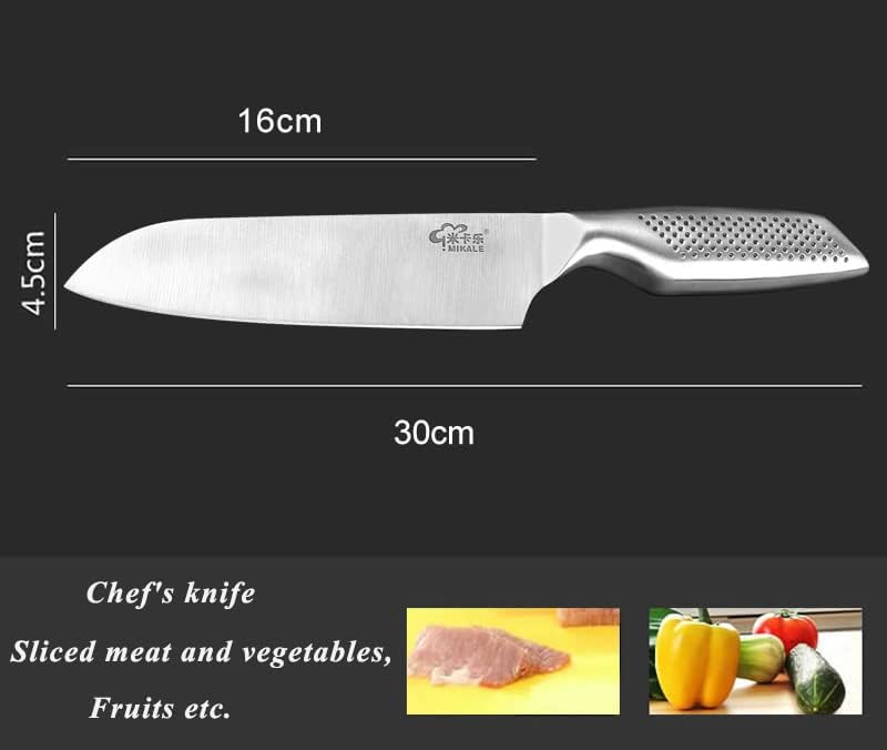 Image of Kitchen Knife Set Meat Cleaver Butcher /Knife | Kitchen Shears for Easy Fast Cutting & Slicing, Nakiri Knife, Comfortable Non Slip Grip Handle (Pack of 3)