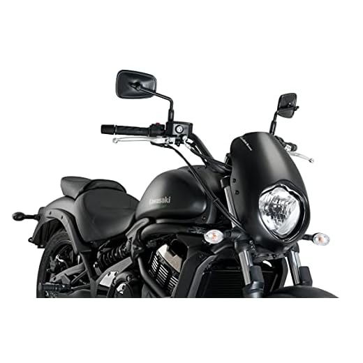 Panelskiva Anarchy modell Puig ref.21093J för Kawasaki Vulcan S Special Edition 17'-22' matt svart