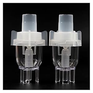 Nieuw 6 ml Huishoudelijke Volwassen Kind Inhalator Set Injector Atomizer Sproeier Injector Geneeskunde Cup Compressor Nevelizer (Color : 2pcs Atomizing Cup)