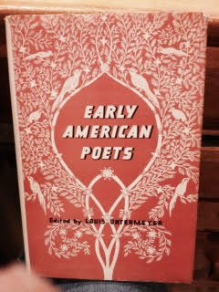 Early American Poets selected with an introduct... B0178MZUDO Book Cover