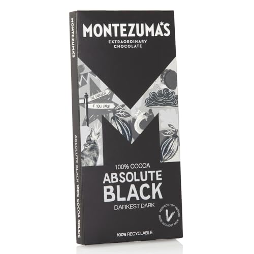 Montezuma's 100% Cocoa Absolute Black Dark Chocolate 90g