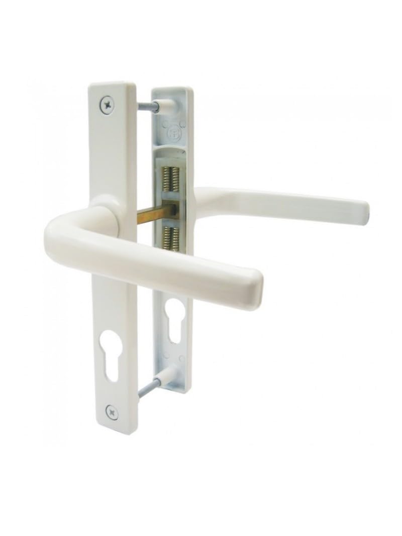 Gardinia White Sprung Door Handle 180Mm Screw Fix 70Pz Old Ferco Lock Match