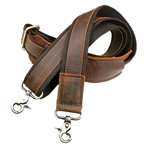 Polare 23'' Full Grain Cowhide Leather Weekender Duffle Bag Overnight Luggage Travel Carry on Duffel Bag For Men