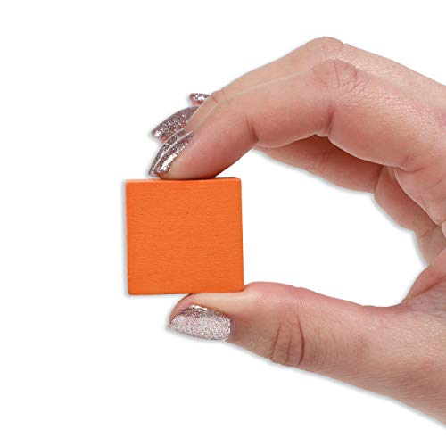 Learning Advantage Wood Pattern Blocks - Set Of 250 - 6 Shapes And Colors - 1Cm Thick - Early Geometry For Kids - Teach Shape Attributes, Patterning And Fractions #TOP6