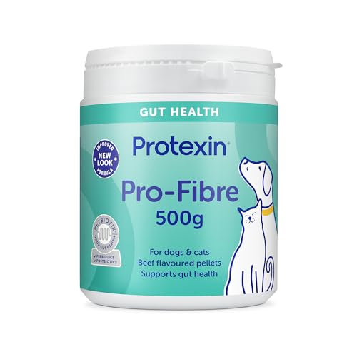 Protexin Veterinary Pro-Fibre for Dogs and Cats, 500g, Green brow...