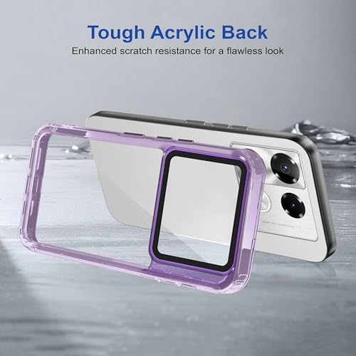 Image of Zapcase Back Case Cover for Infinix Note 40 Pro Plus 5G | Compatible for Infinix Note 40 Pro Plus 5G Back Cover | Case Cover with Camera Protection | (TPU + PC | Translucent Purple)