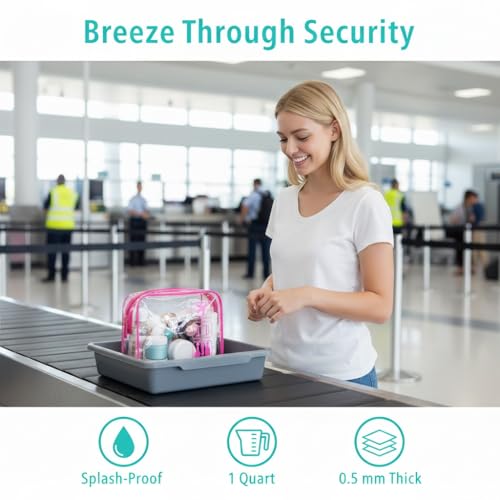 F-color TSA Approved Toiletry Bag