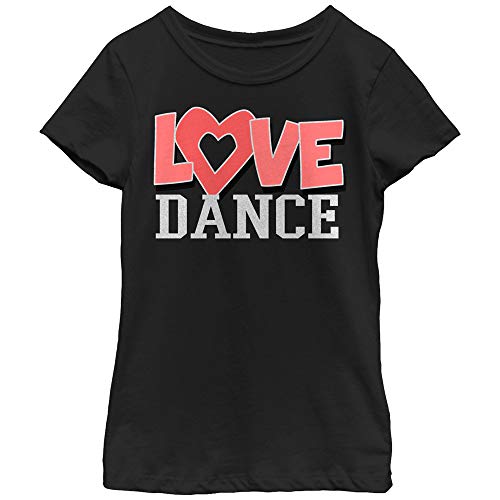 Fifth Sun Big Girls' Dance Inspired Graphic T-Shirt, Black, X-Large/14/16