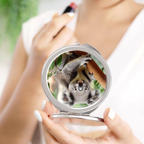 Espejo de Maquillaje Portátil Redondo Plegable Cute Koala miniatura 4