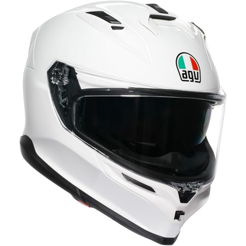 AGV Motorradhelm K7 Solid, weiß, XL