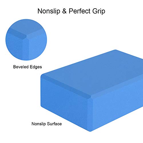 image for ALKAI 2 Pack Yoga Blocks Non-Slip, High Density EVA Foam Blocks for Yo