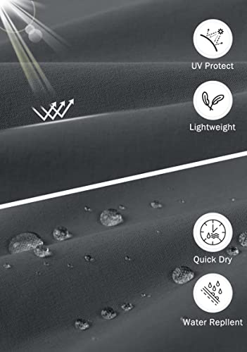 Pudolla Calça cargo masculina impermeável para viagem com 7 bolsos elásticos para golfe, pesca, esca