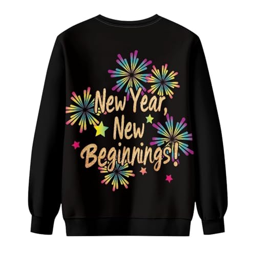 Sweat-shirt à capuche col ras du cou femme noir taille S imprimé automne - 2